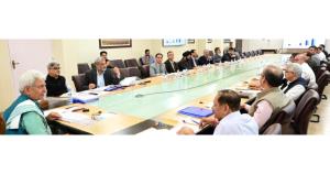 Lt Governor reviews progress of schemes & project...