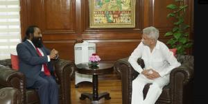 EAM S Jaishankar meets Mauritius envoy to UN; dis...