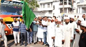 Group of 14 Pilgrims leave for Hajj from Udhampur