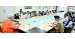 Lt Governor chairs high level meeting to review M...