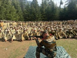 Indian Army conducts training for 1104 J&K Police...