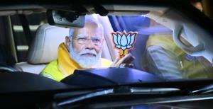 PM Narendra Modi arrives in Bhubaneswar, to hold ...