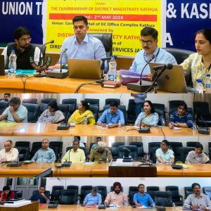 DLCC reviews implementation of NTCP in Kathua Dis...