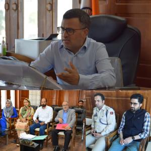DC Bandipora chairs DRAC meeting; approves 03 cas...